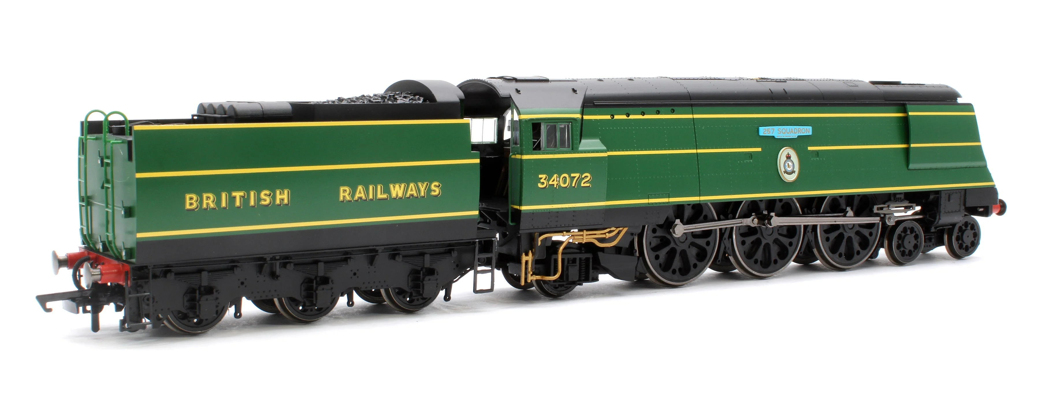 Pre-Owned R30129 Battle of Britain Class 4-6-2 34072 "257 Squadron" SR Malachite Green Steam Locomotive - DCC Fitted - Image 3