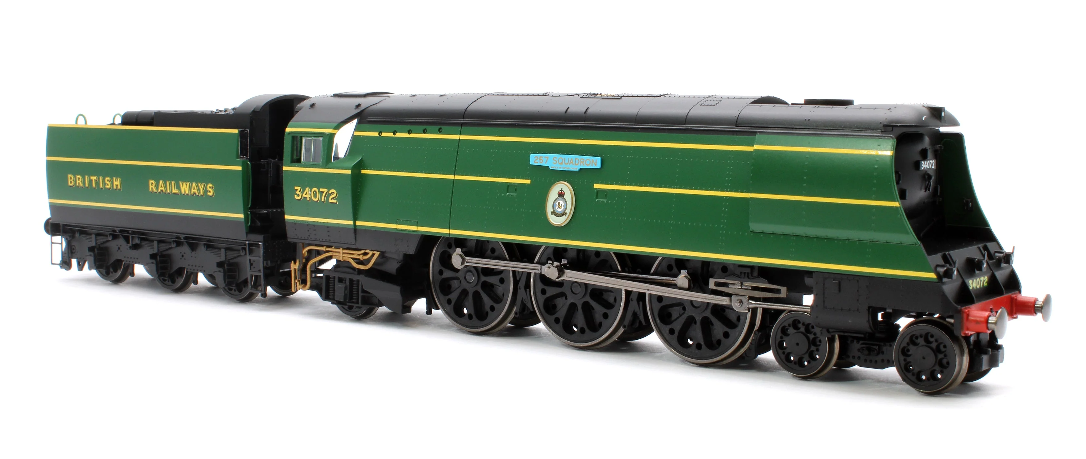 Pre-Owned R30129 Battle of Britain Class 4-6-2 34072 "257 Squadron" SR Malachite Green Steam Locomotive - DCC Fitted - Image 4