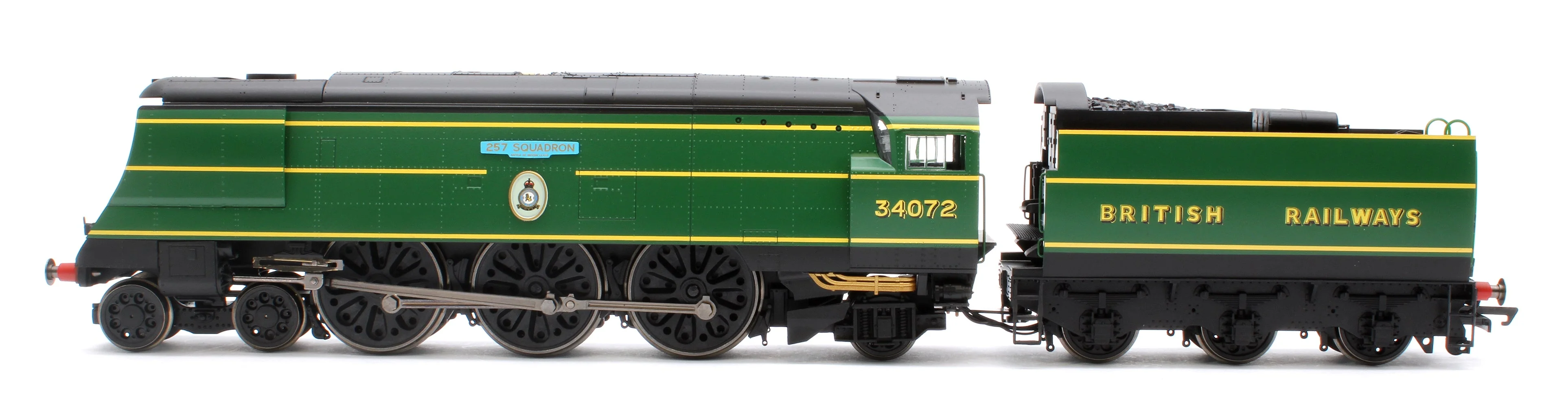 Pre-Owned R30129 Battle of Britain Class 4-6-2 34072 "257 Squadron" SR Malachite Green Steam Locomotive - DCC Fitted - Image 5