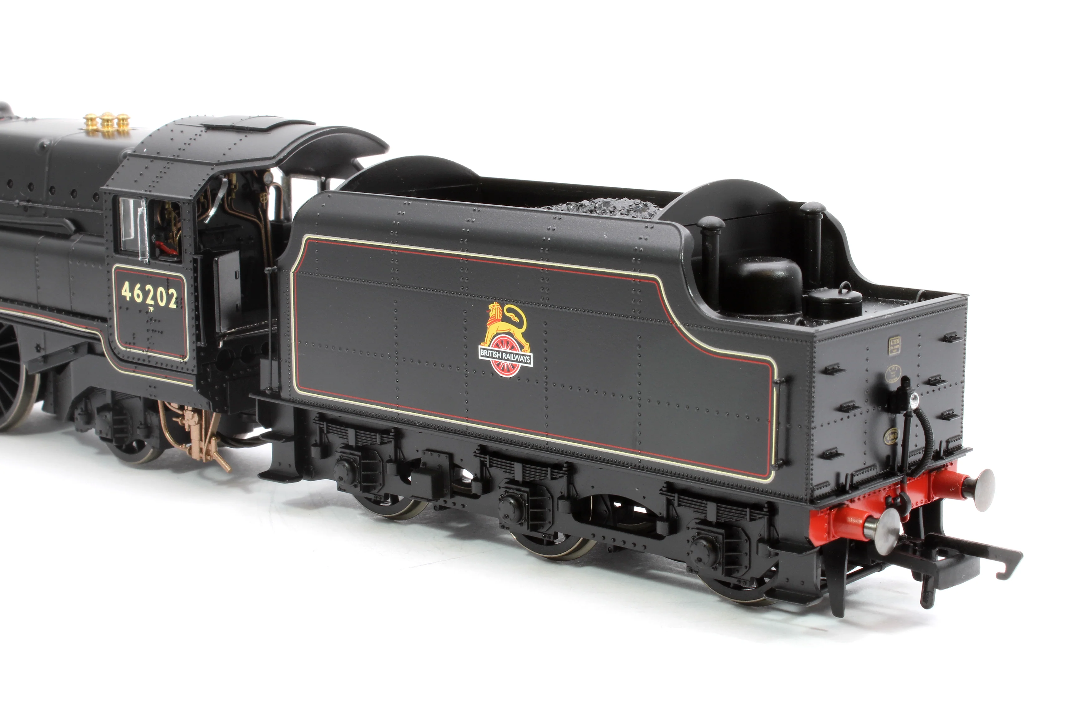 Princess Royal Class 'The Turbomotive' 4-6-2 BR Black Early Emblem 46202 Steam Locomotive - DCC Sound Fitted - Image 8