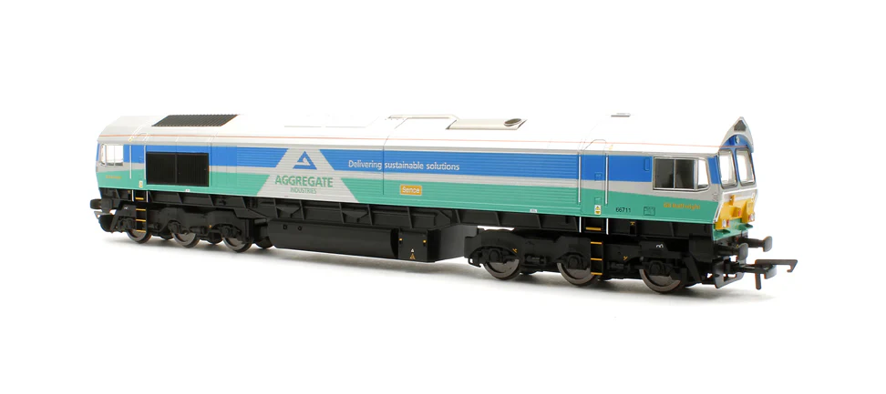 R30428 RailRoad Plus Aggregates Class 66 Sence No.66711 Diesel Locomotive - Image 4