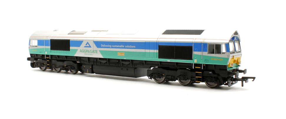 R30428TXS RailRoad Plus Aggregates Class 66 Sence No.66711 Diesel Locomotive - DCC Sound - Image 2