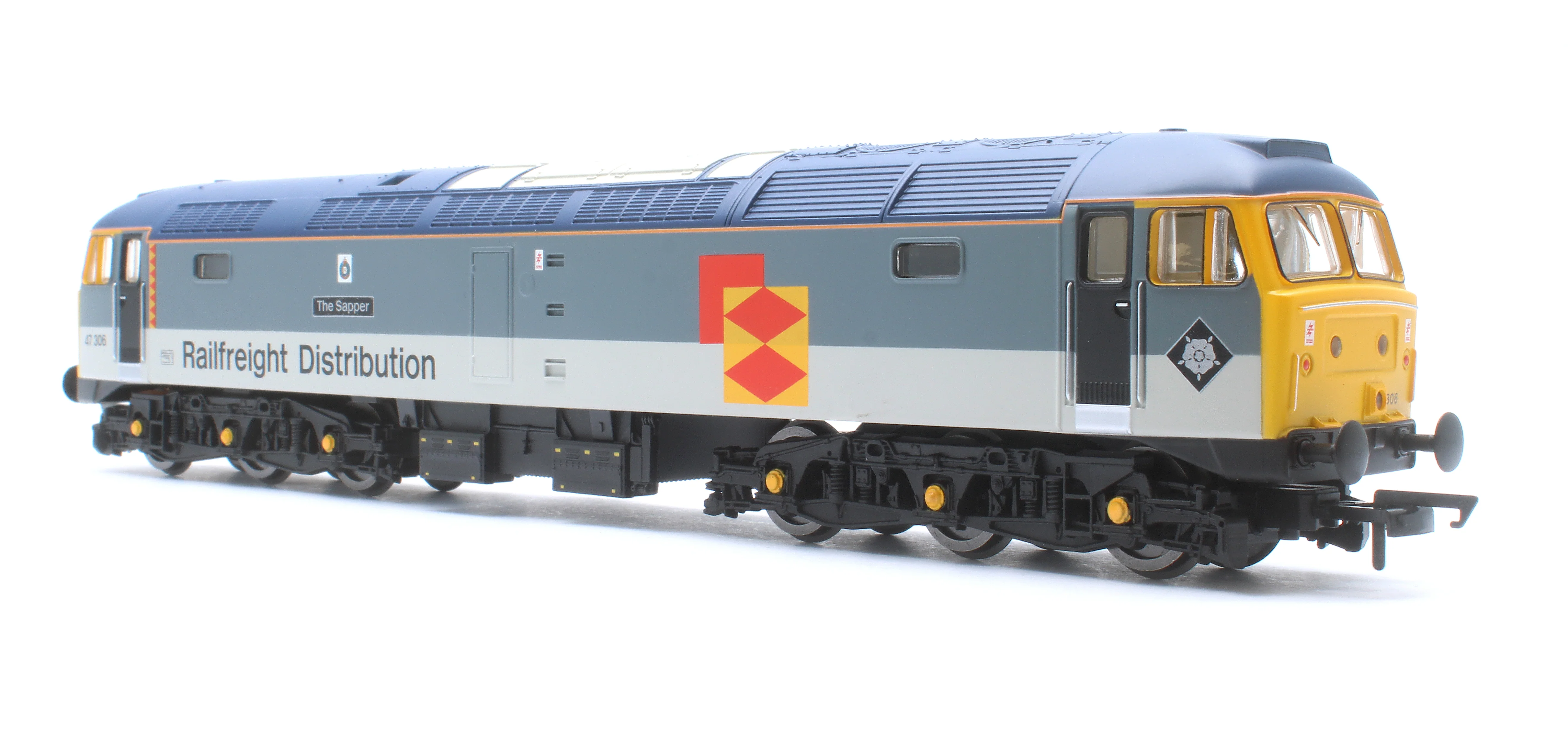 RailRoad Class 47 Railfreight Distribution 'The Sapper' 47306 Diesel Locomotive - Image 4