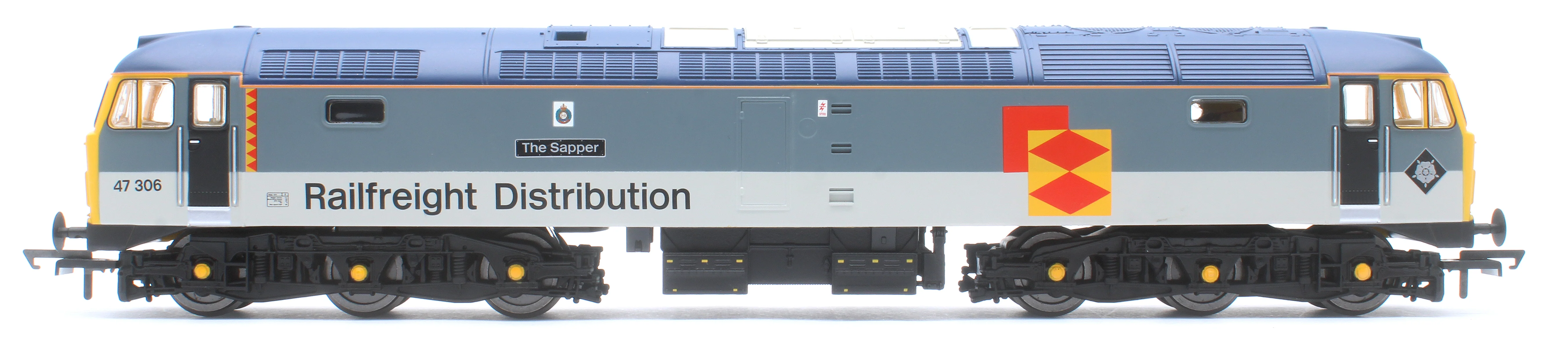 RailRoad Class 47 Railfreight Distribution 'The Sapper' 47306 Diesel Locomotive - DCC Sound - Image 5