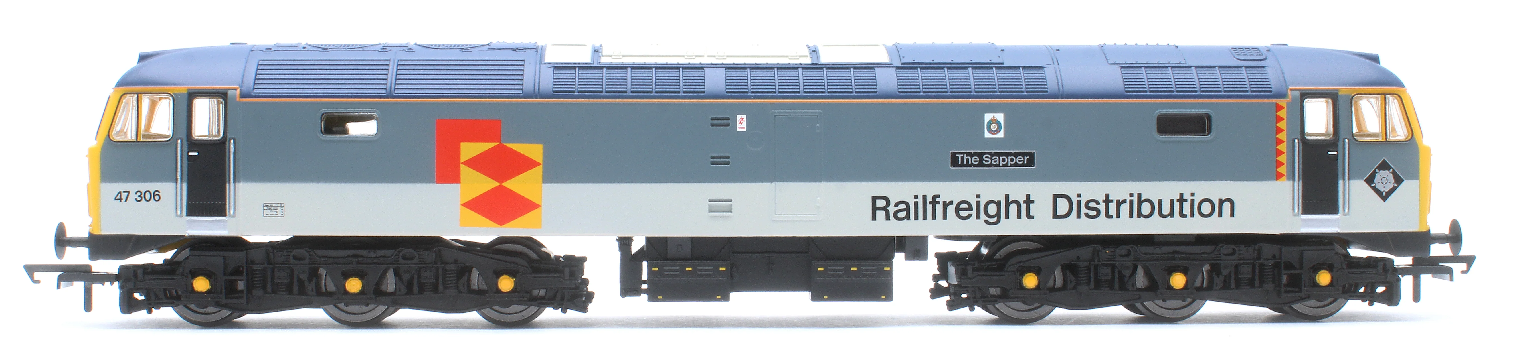 RailRoad Class 47 Railfreight Distribution 'The Sapper' 47306 Diesel Locomotive - DCC Sound - Image 6