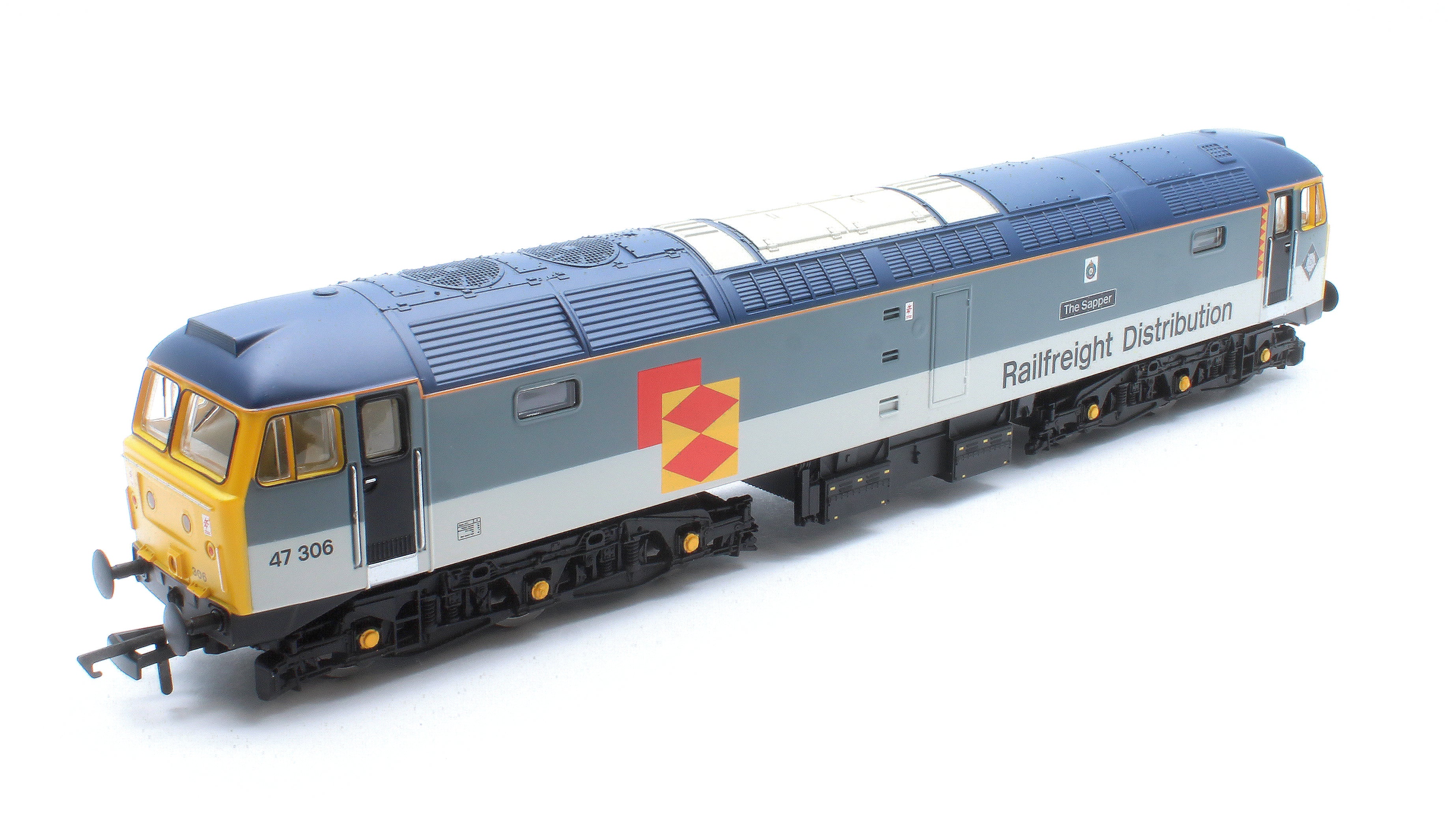 RailRoad Class 47 Railfreight Distribution 'The Sapper' 47306 Diesel Locomotive - DCC Sound - Image 7