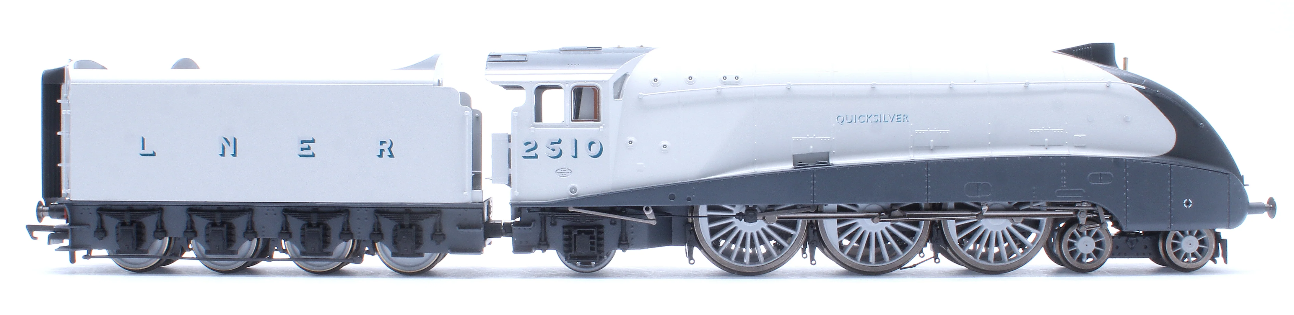 Hornby Dublo Class A4 4-6-2 LNER No.2510 'Quicksilver' (90th Anniversary Collection) Steam Locomotive - Image 6