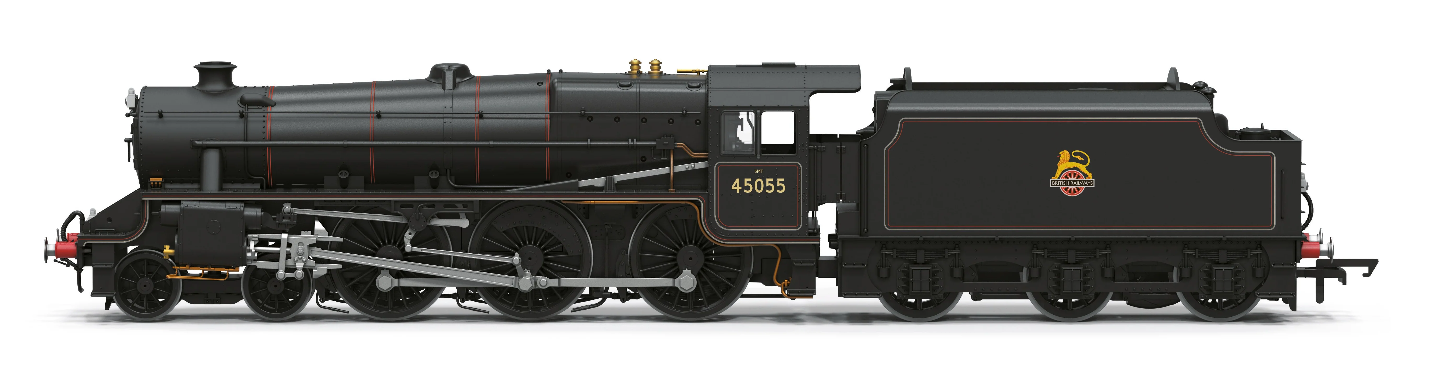 Class 5MT 'Black Five' 4-6-0 BR Black Early Emblem 45055 Steam Locomotive