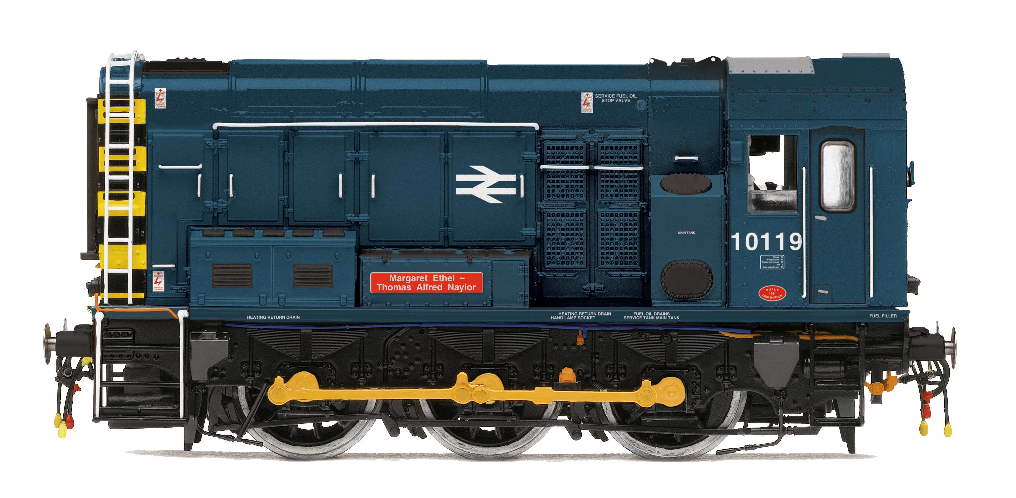 Class 10 BR Blue 10119 'Margaret Ethel-Thomas Alfred Naylor' Diesel Locomotive
