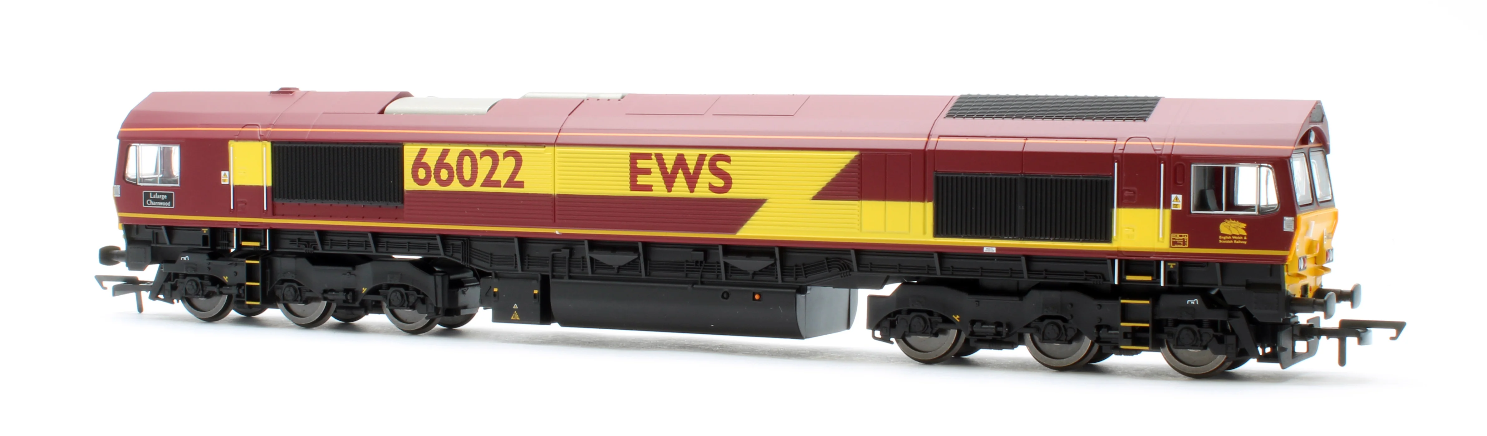 RailRoad Class 66 EWS 66022 'Lafarge Charnwood' Diesel Locomotive - DCC Sound - Image 4