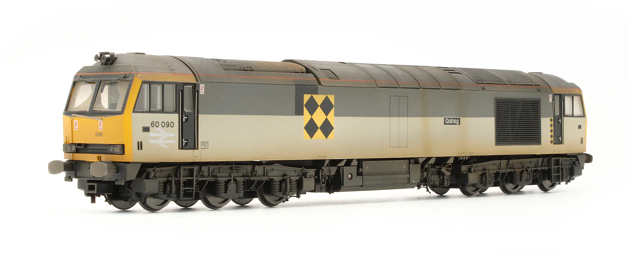 Pre-Owned Class 60 60090 Quinag BR Coal Sector Diesel Locomotive - Custom Weathered - Image 2
