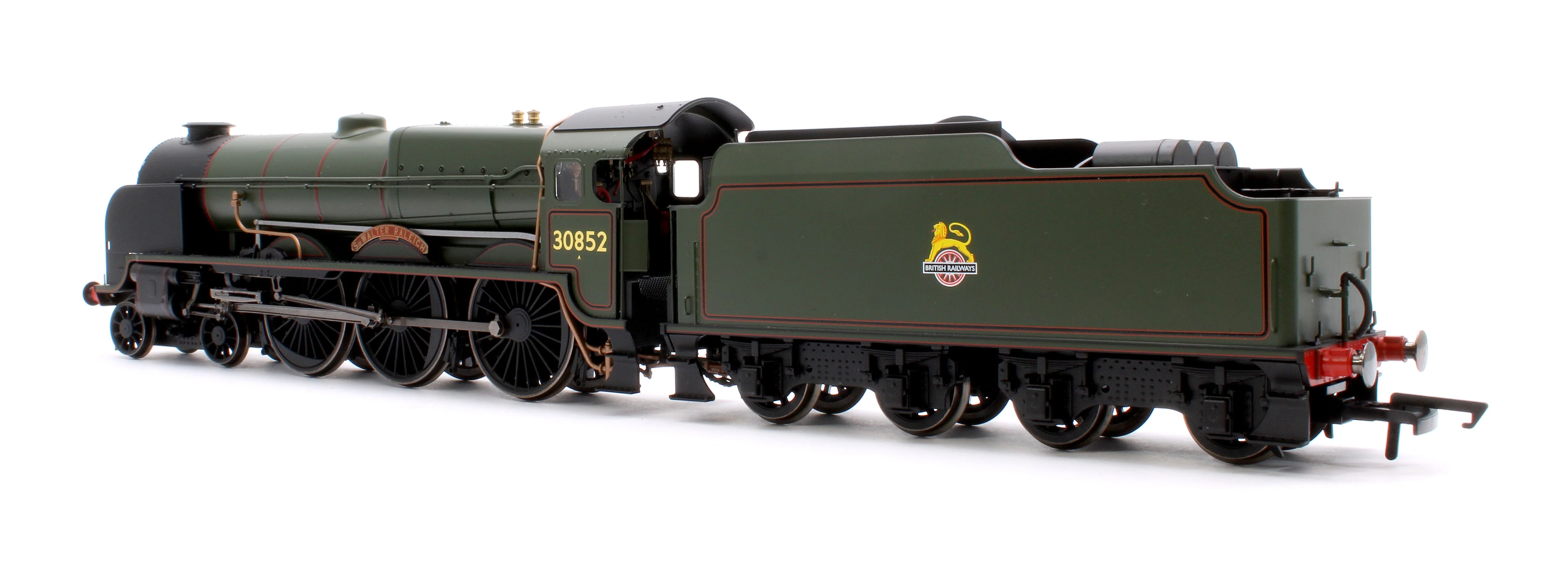 Lord Nelson Class 4-6-0 30852 'Sir Walter Raleigh' BR Green Early Emblem Steam Locomotive - Image 2
