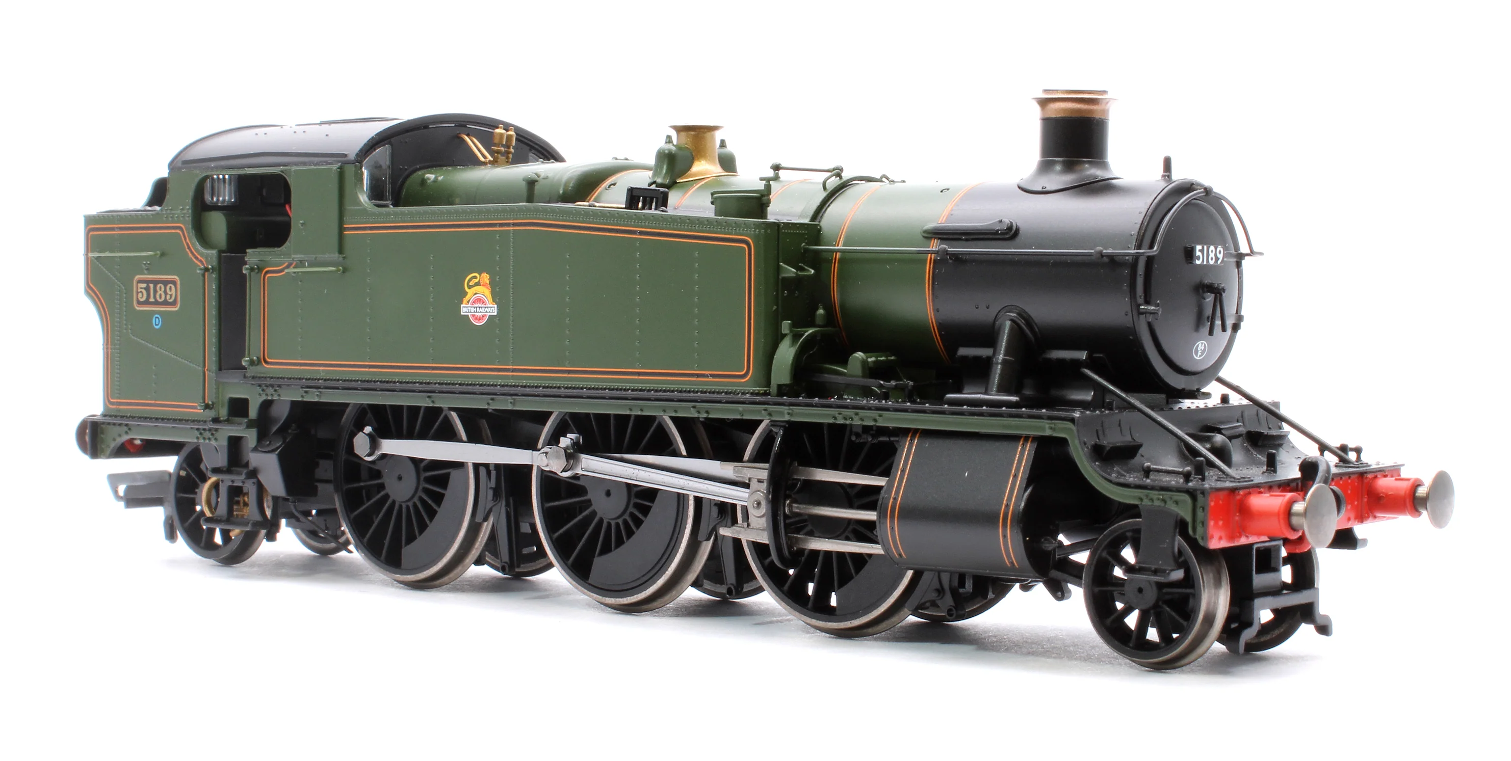 51XX Class 'Large Prairie', 2-6-2T 5189 BR Green Early Emblem Steam Locomotive - Image 4