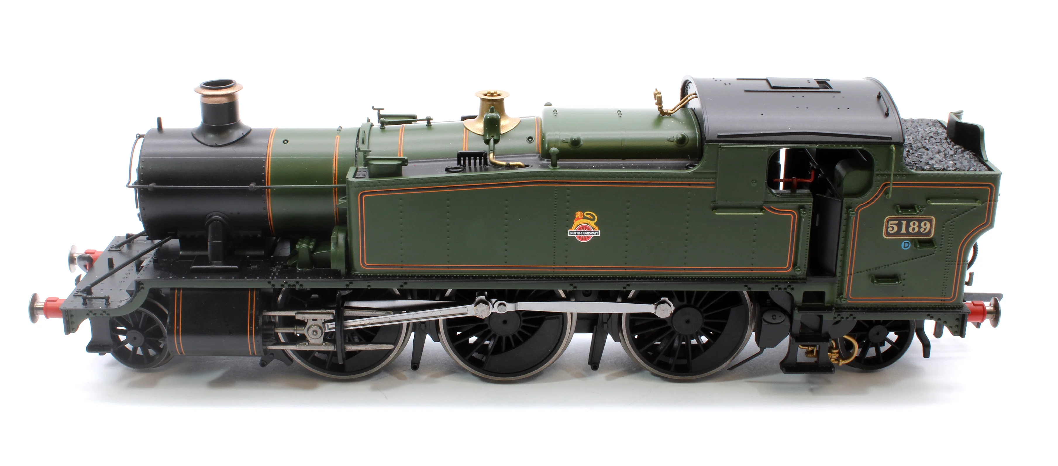 51XX Class 'Large Prairie', 2-6-2T 5189 BR Green Early Emblem Steam Locomotive - Image 9