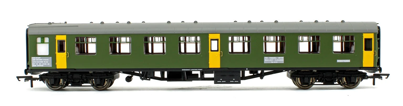 BR Departmental, ex-Mk1 SK Ballast Cleaner Train Staff Coach, DB 975804 - Image 3