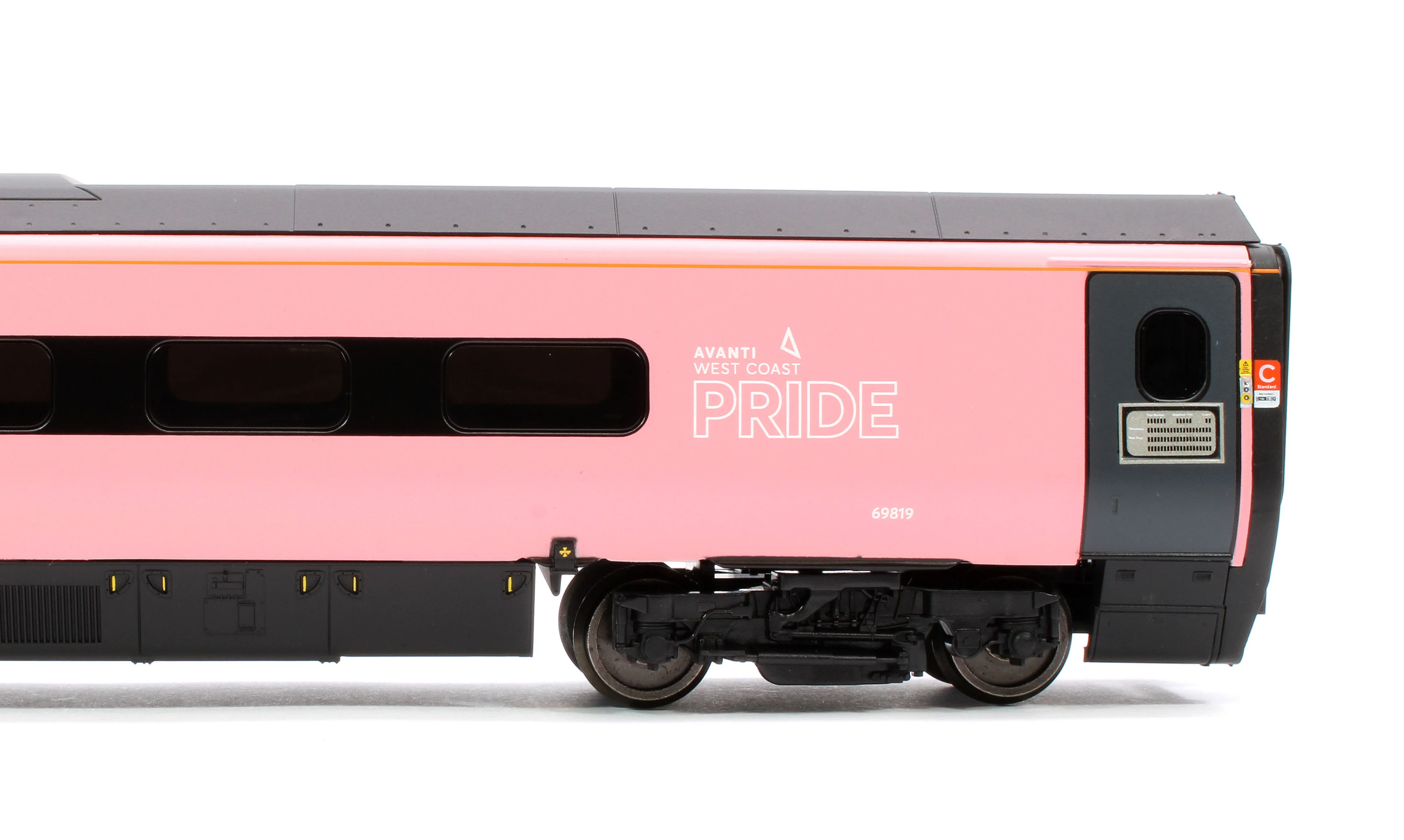 Pendolino Pantograph Standard Buffet (PTSRMB) Avanti West Coast Pride Livery 69819 - Image 4