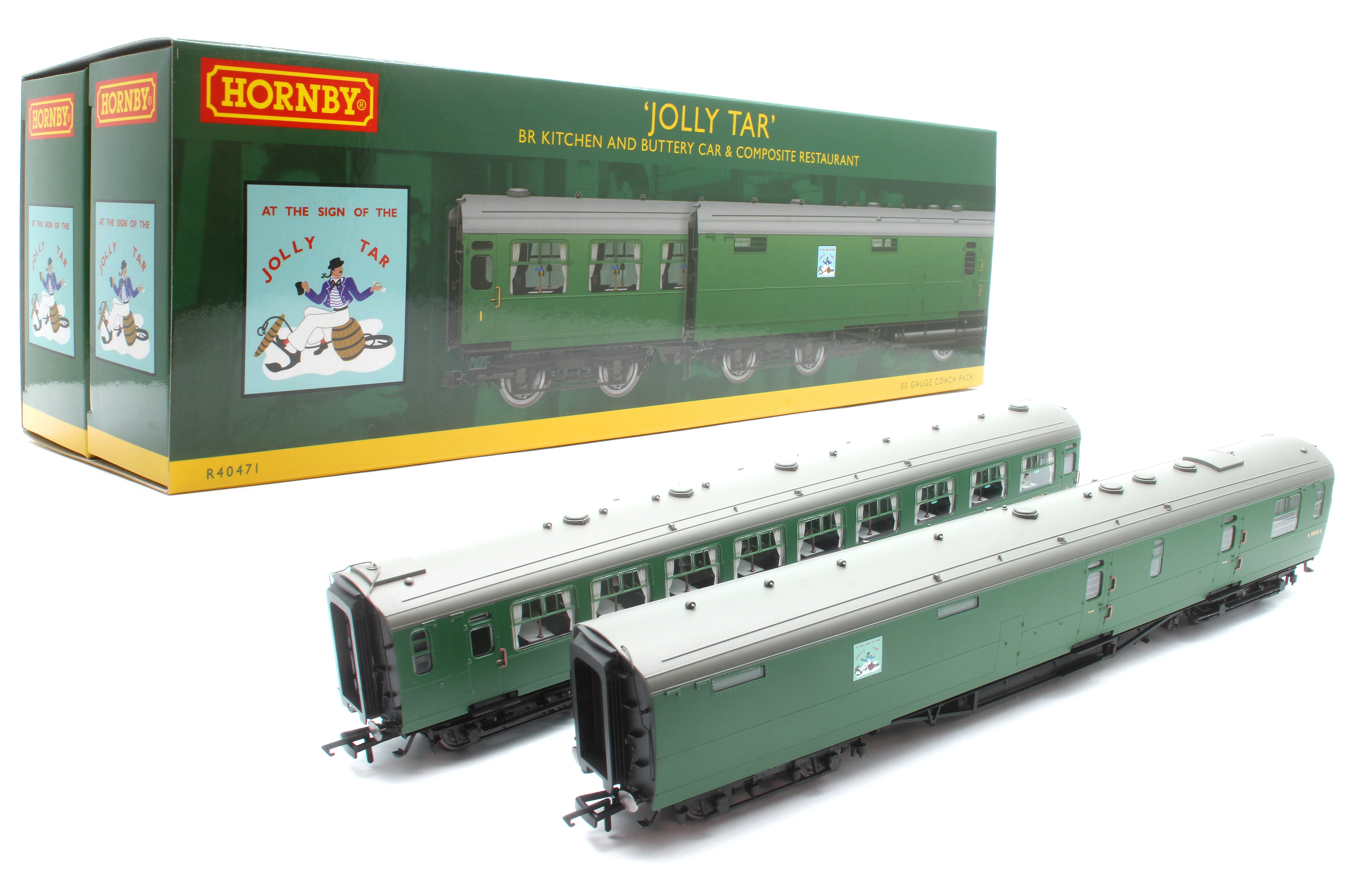 R40471 BR 'Tavern' Kitchen and Buttery Car & Composite Restaurant - Jolly Tar 7834 Twin Pack