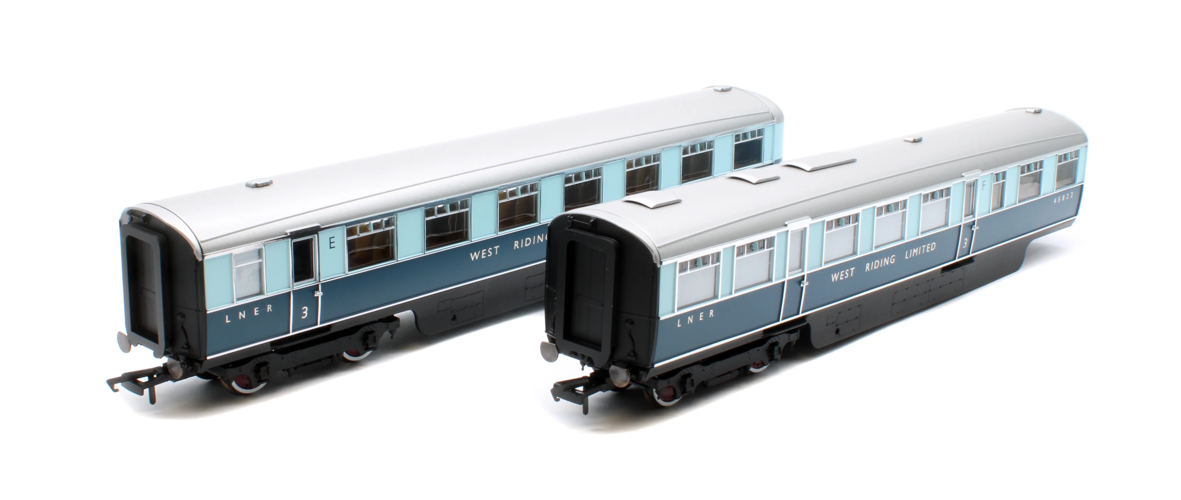 LNER West Riding Limited Open Third & Kitchen Third Articulated Coach Pack