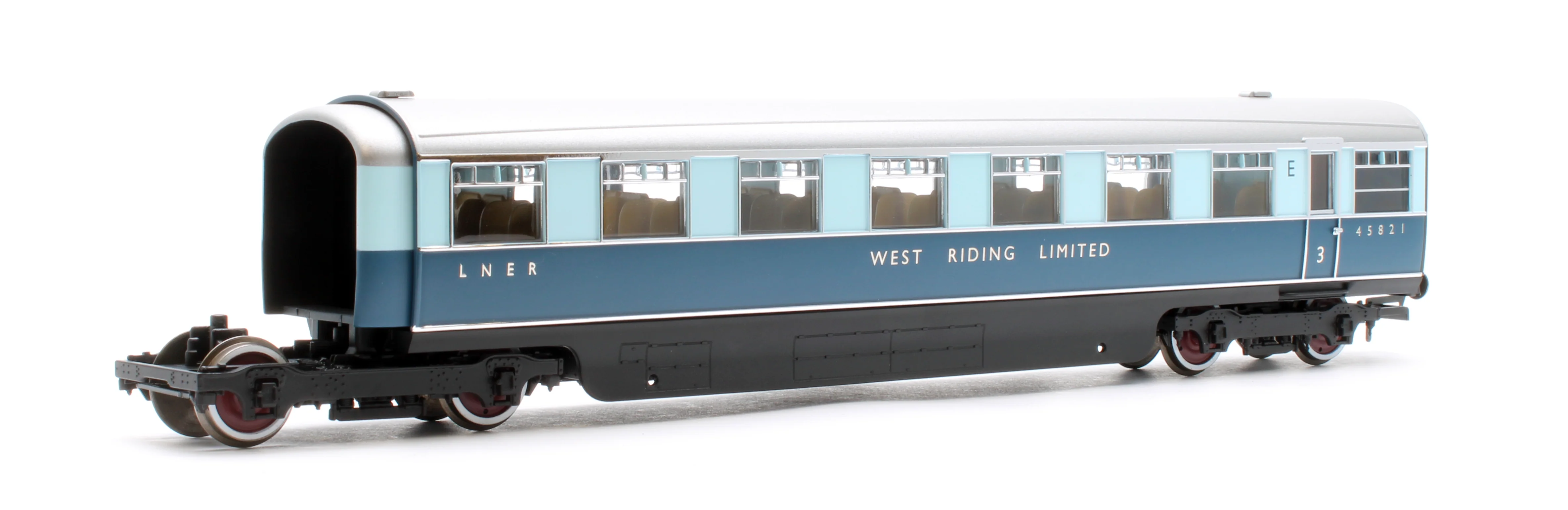 LNER West Riding Limited Open Third & Kitchen Third Articulated Coach Pack - Image 6