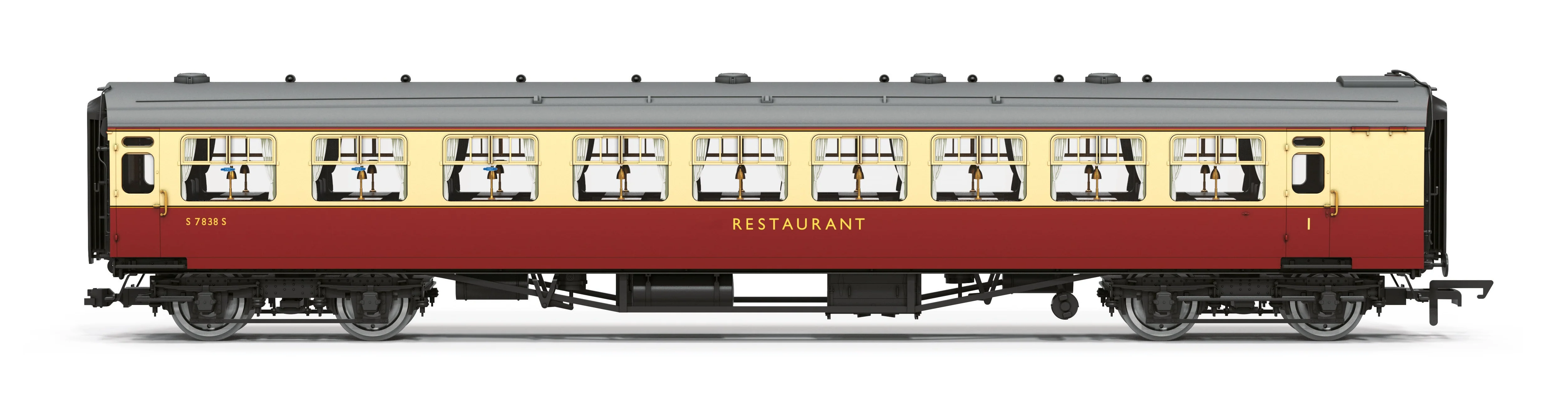 Bulleid BR Crimson & Cream 'At the Sign of the Three Plovers' Kitchen and Buttery Car & Composite Restaurant Twin Pack - Image 2