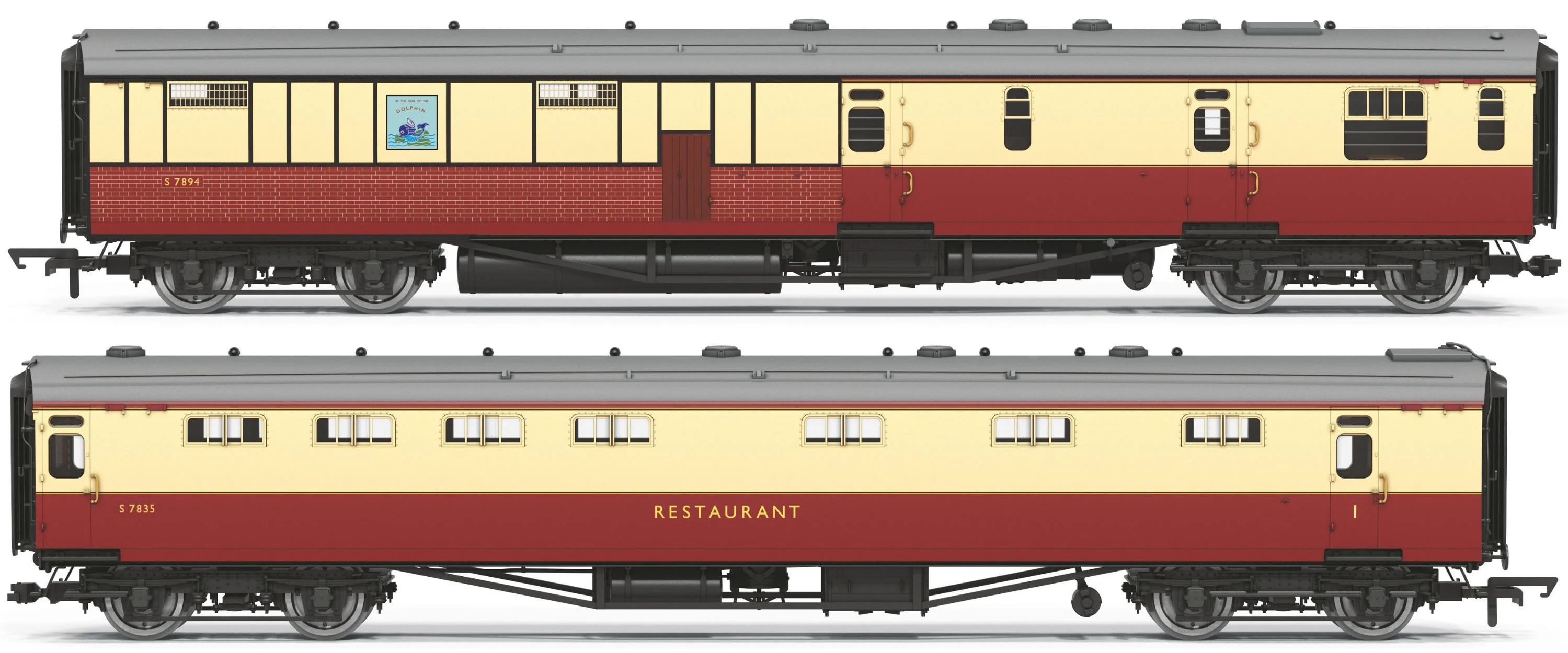 R40537 BR 'Tavern' Kitchen and Buttery Car & Composite Restaurant - "At the Sign of the Dolphin" Twin pack