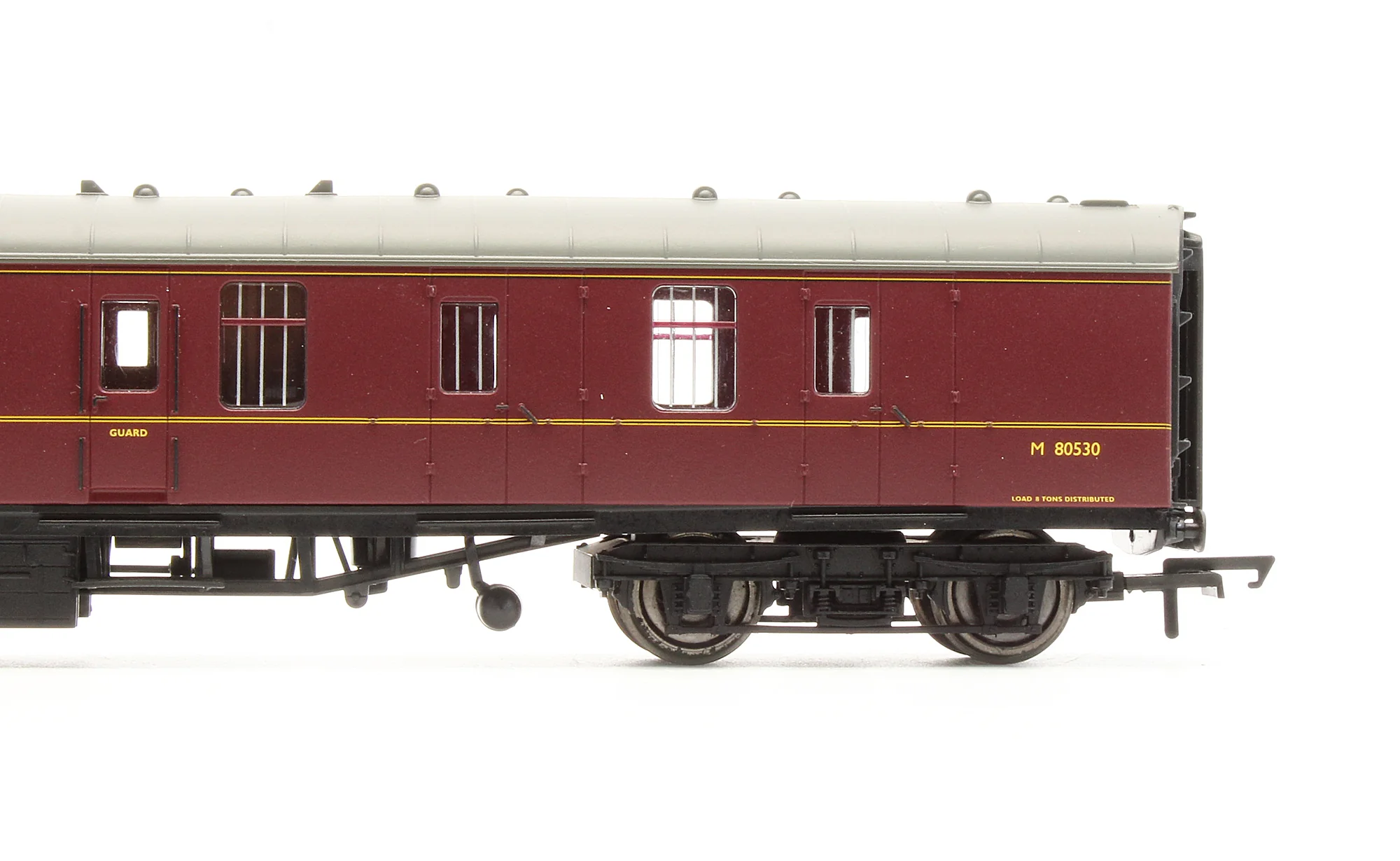 Pre-Owned BR Maroon MK1 Parcels Brake Coach 'M80530' - Image 3