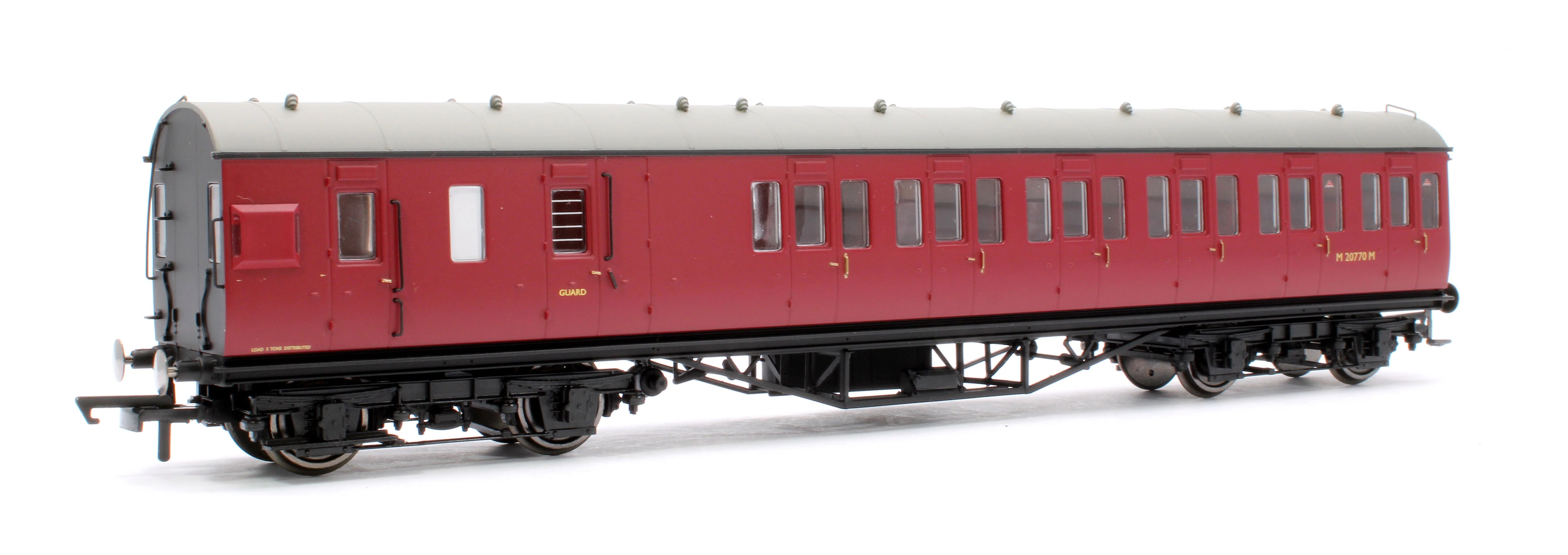 Pre-Owned Non-Corridor Third Class Brake Coach BR Crimson (Ex-LMS) No.M20770M - Image 3