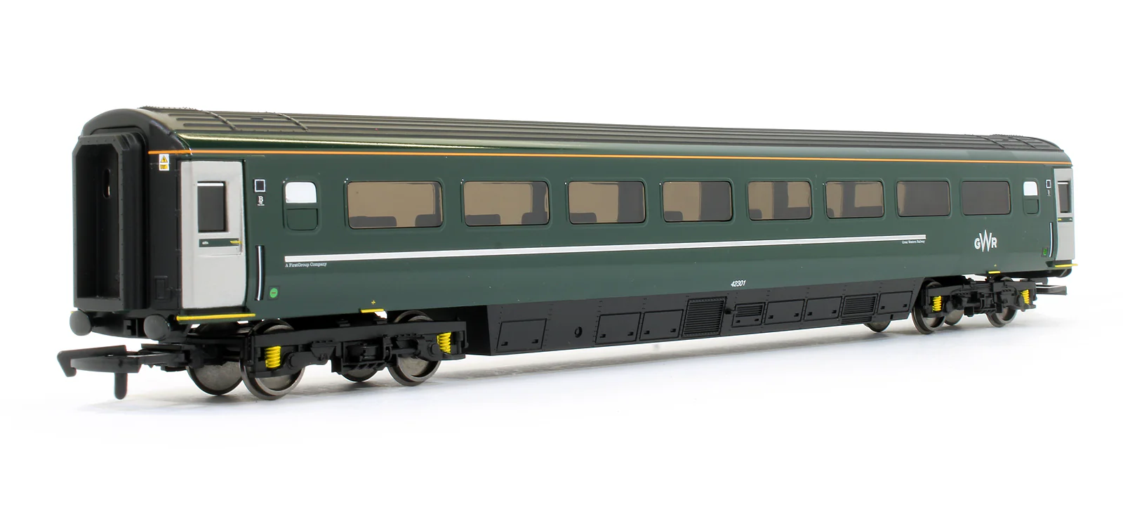 Pre-Owned R4781 Mk3 TSO trailer second open 42301 GWR Green - Image 2
