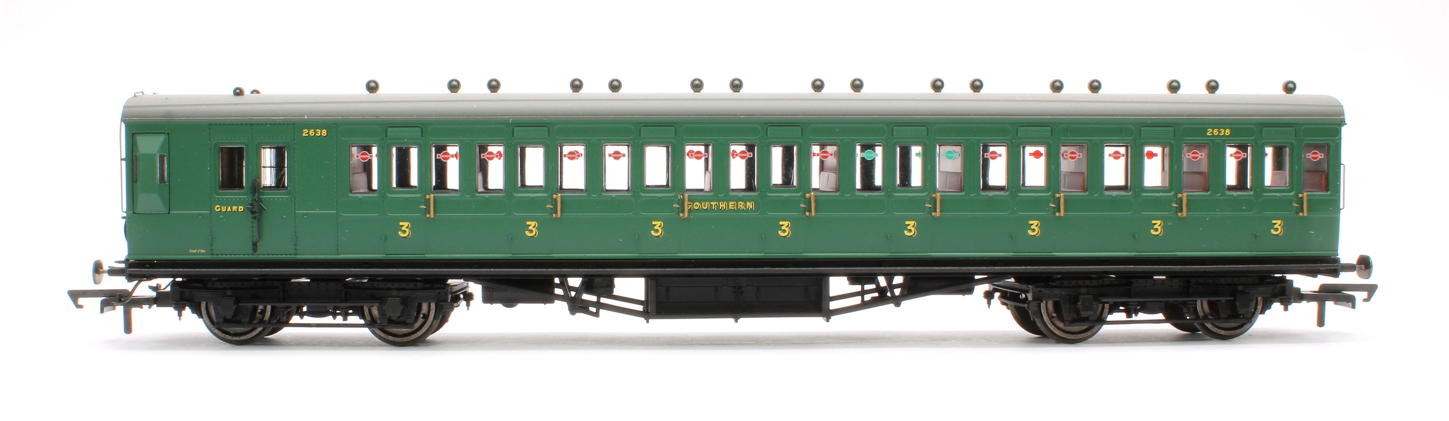 Pre-Owned SR 58' Maunsell Rebuilt (Ex-LSWR 48') Eight Compartment Brake Third No.2638 'Set 44' - Image 2