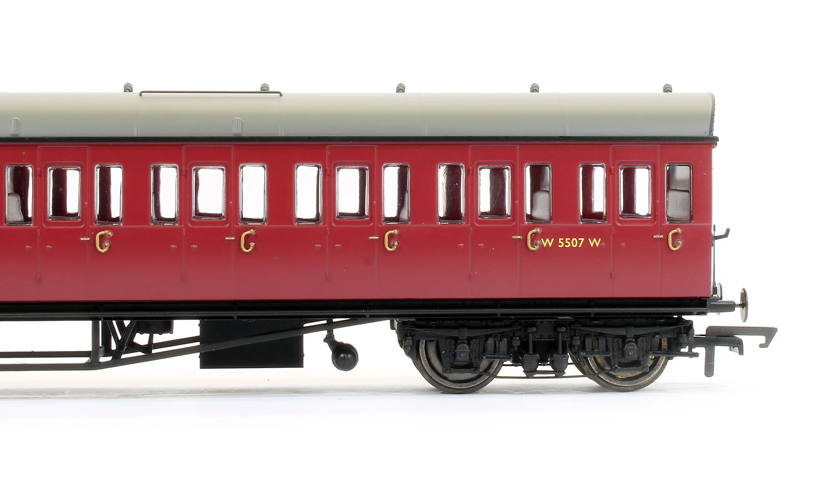 BR Crimson Collett Suburban Brake 3rd (LH) Coach 'W5507W' - Image 3