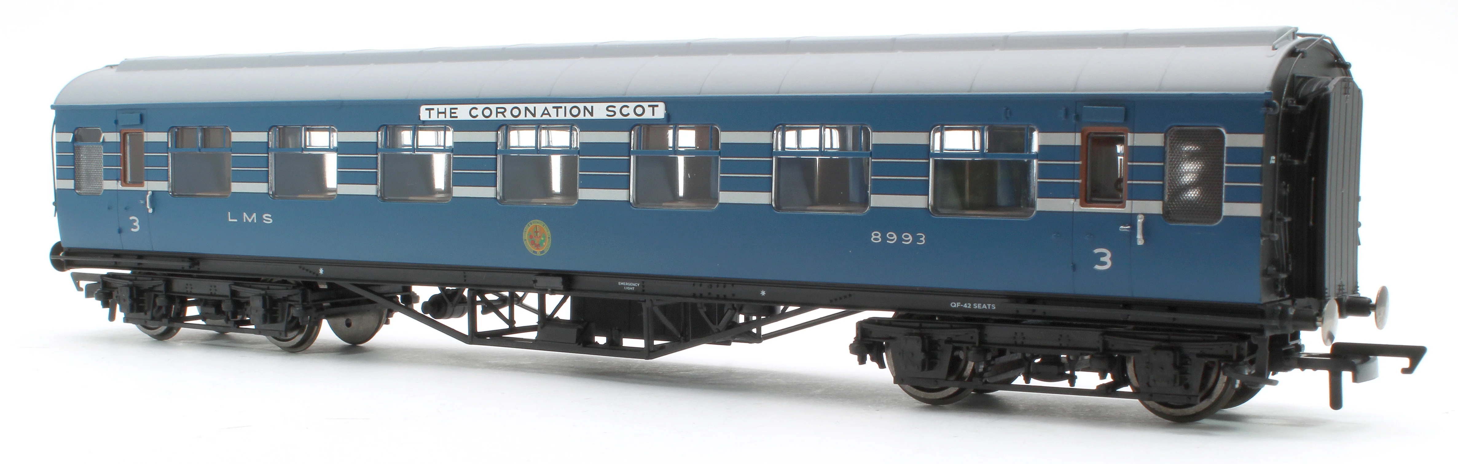 LMS Stanier Coronation Scot 57' No.8993 RTO Coach - Image 3