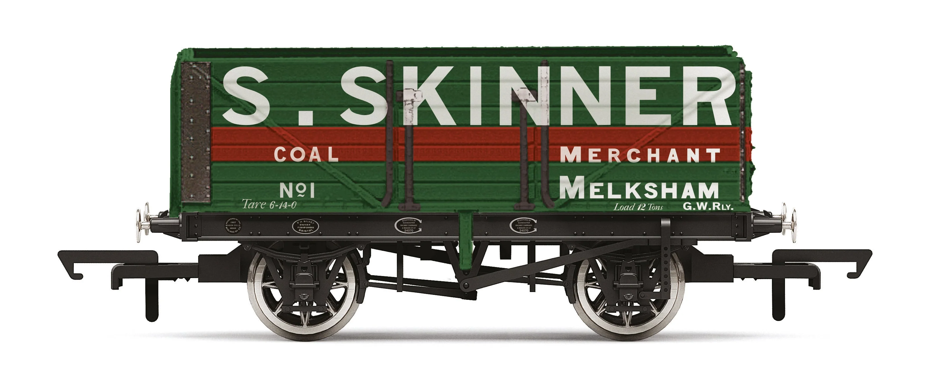 7 Plank Open Wagon 'S.Skinner, Melksham'