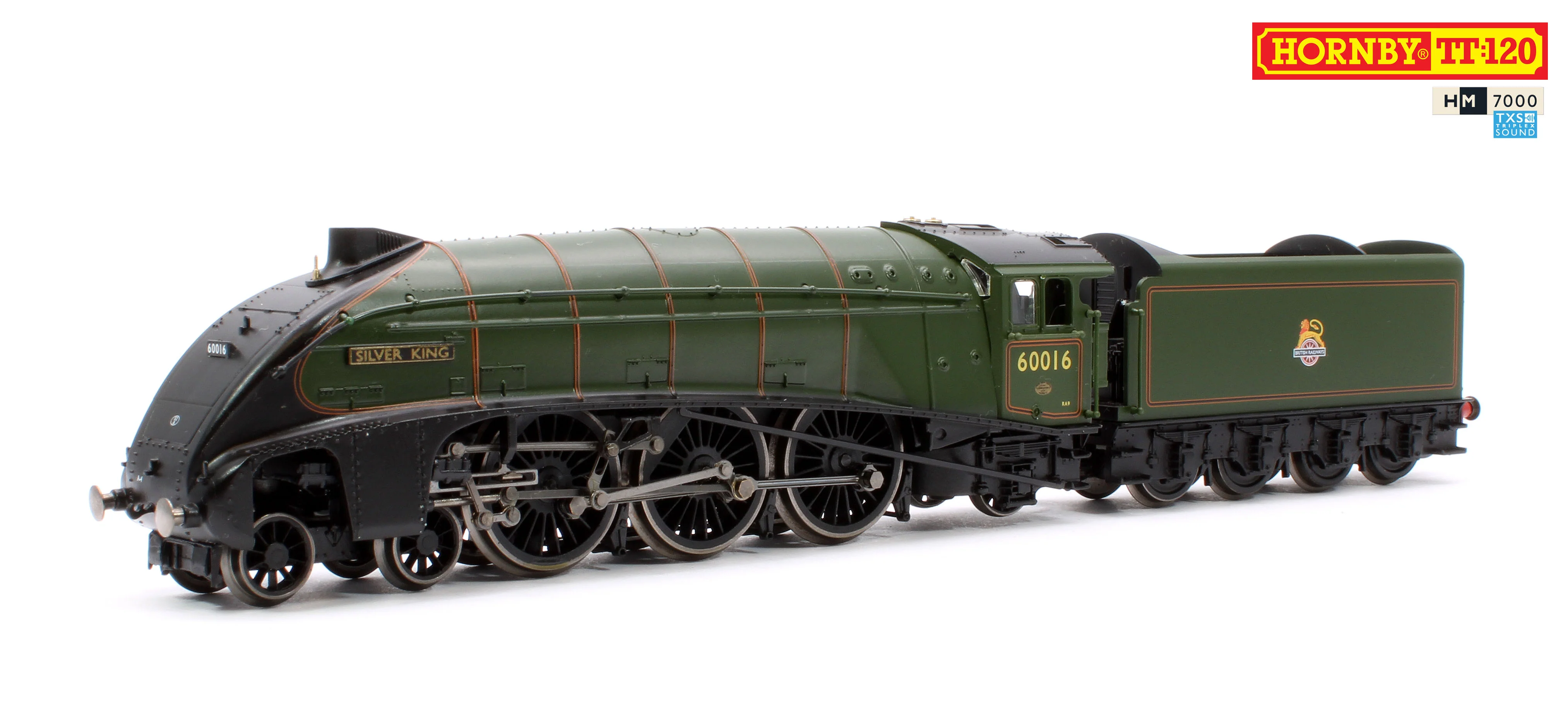 TT3008TXSM BR Class A4 4-6-2 60016 'Silver King' Steam Locomotive - DCC Sound Fitted