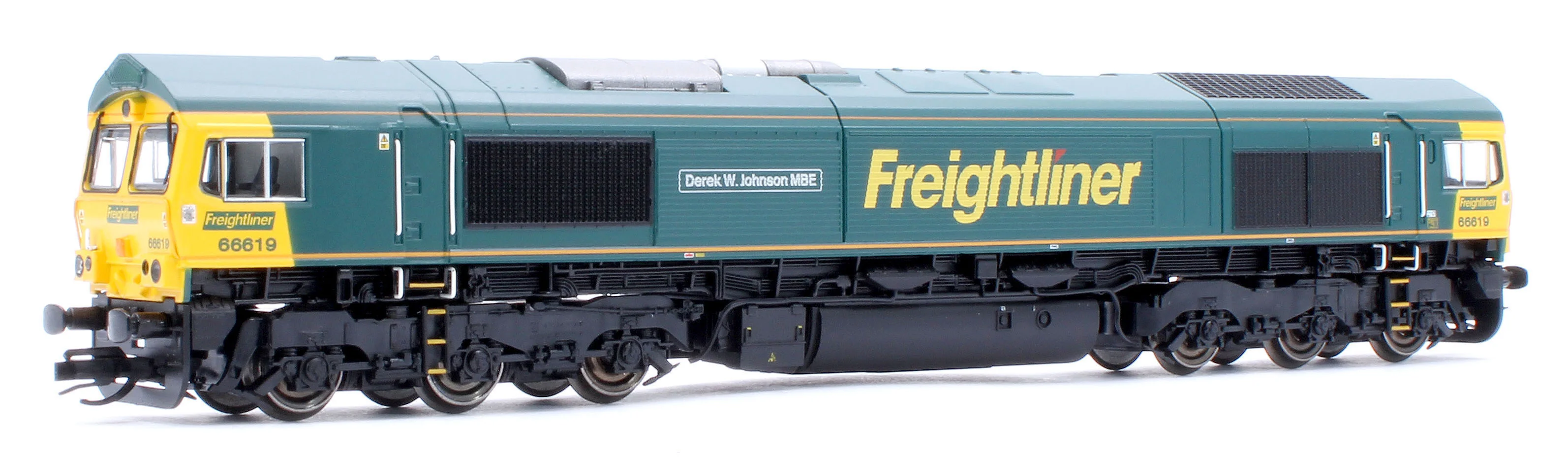 Freightliner Class 66 Derek W Johnson MBE 66619 Diesel Locomotive - Image 4