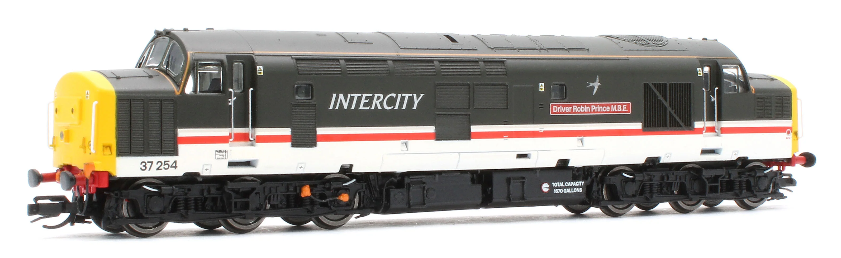 TT3045M Class 37/0 Intercity '37254' 'Driver Robin Prince M.B.E.' Diesel Locomotive - Image 4