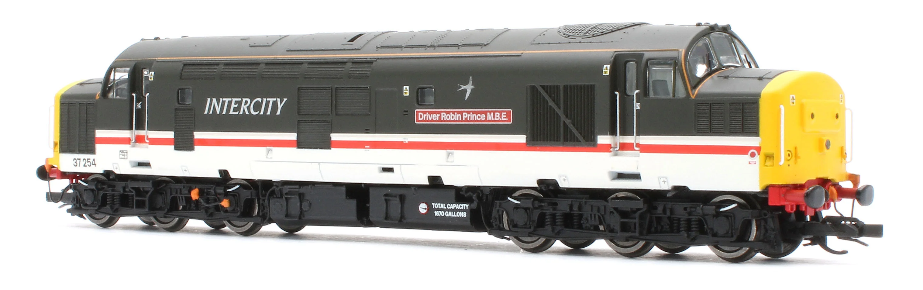 TT3045M Class 37/0 Intercity '37254' 'Driver Robin Prince M.B.E.' Diesel Locomotive - Image 6