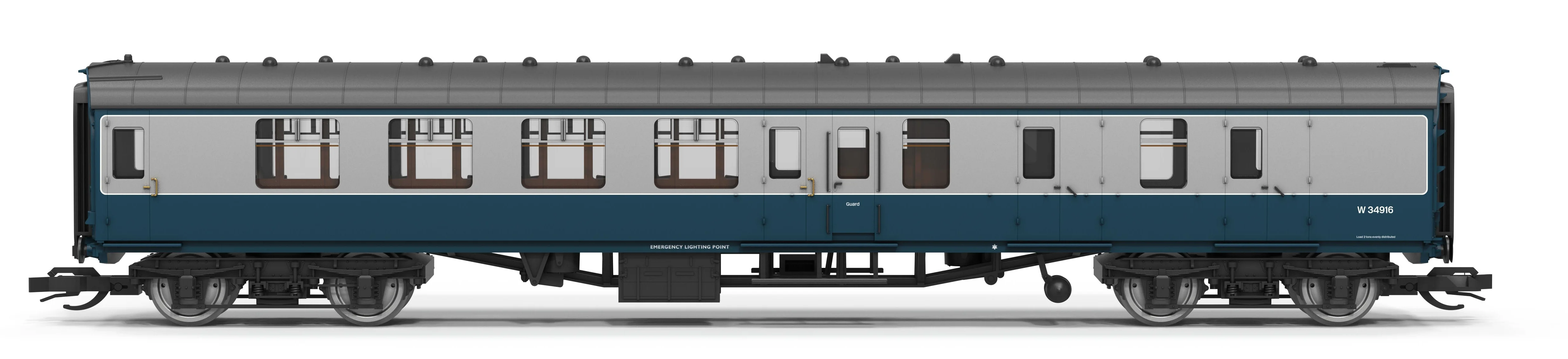 TT4077B Mark 1 BSK Brake Second Corridor BR Blue/Grey W34916