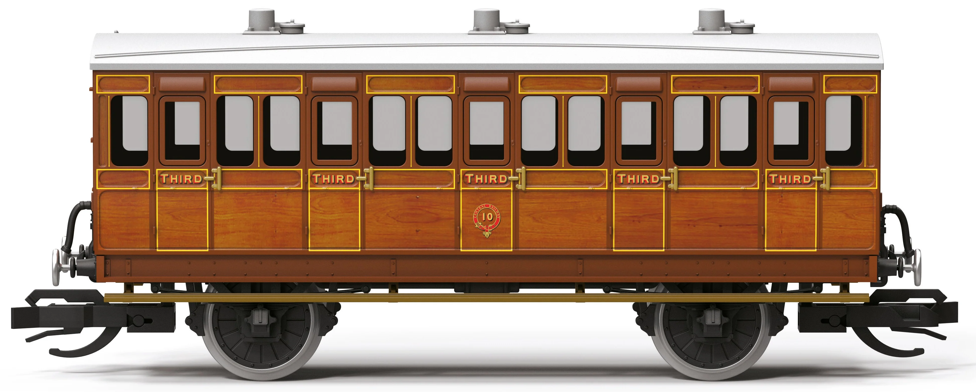 TT4083 4 Wheel 3rd Class Coach Isle of Wight Central Railway 10