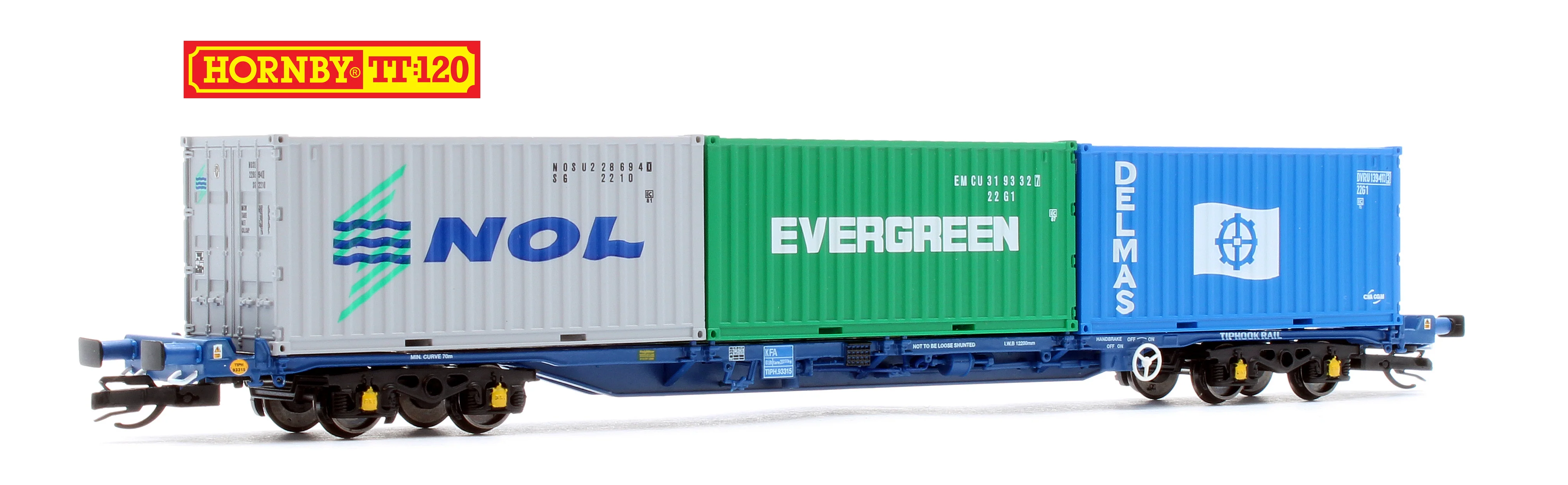 TT6032 Touax KFA Container Wagon with 3x20 Containers