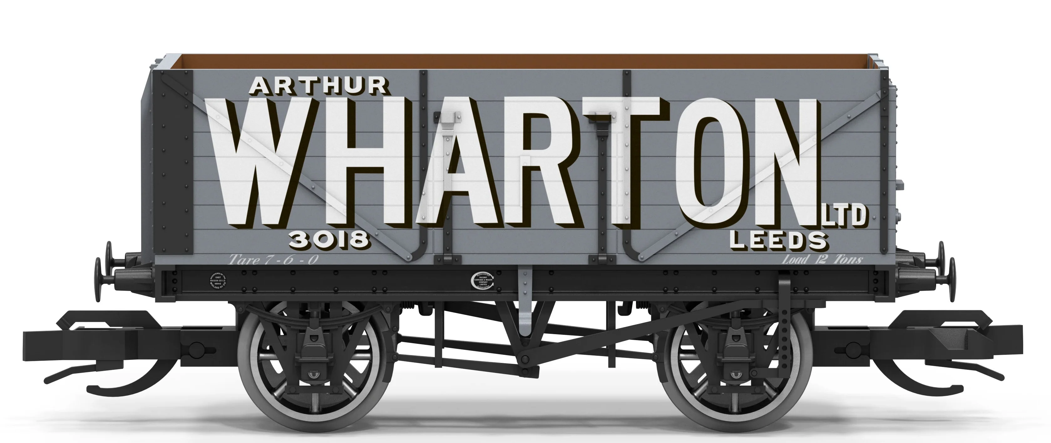TT6052 7 Plank Open Wagon 'Arthur Wharton, Leeds'