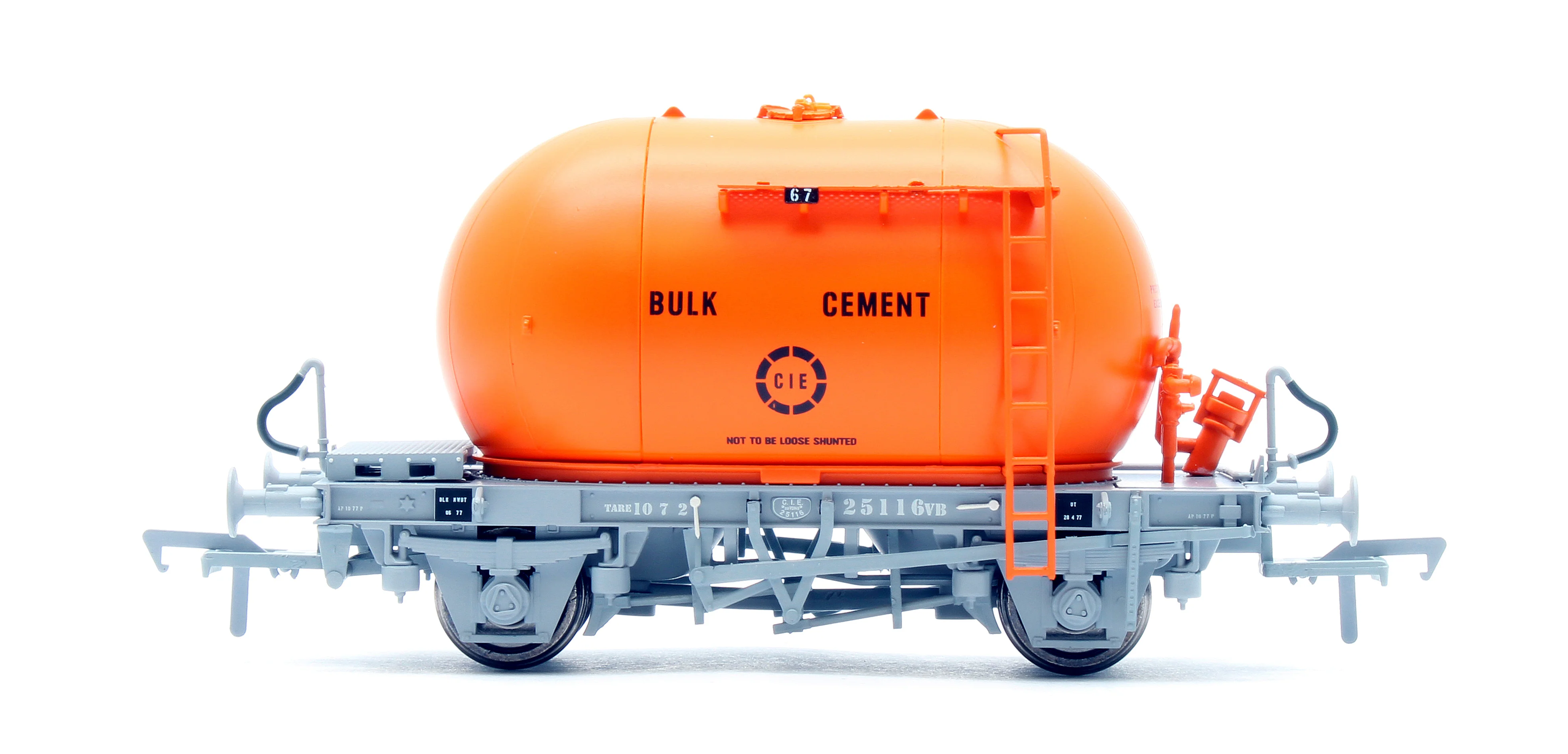 CIE Bulk Cement Wagon - Orange - Pack 3 - Image 9