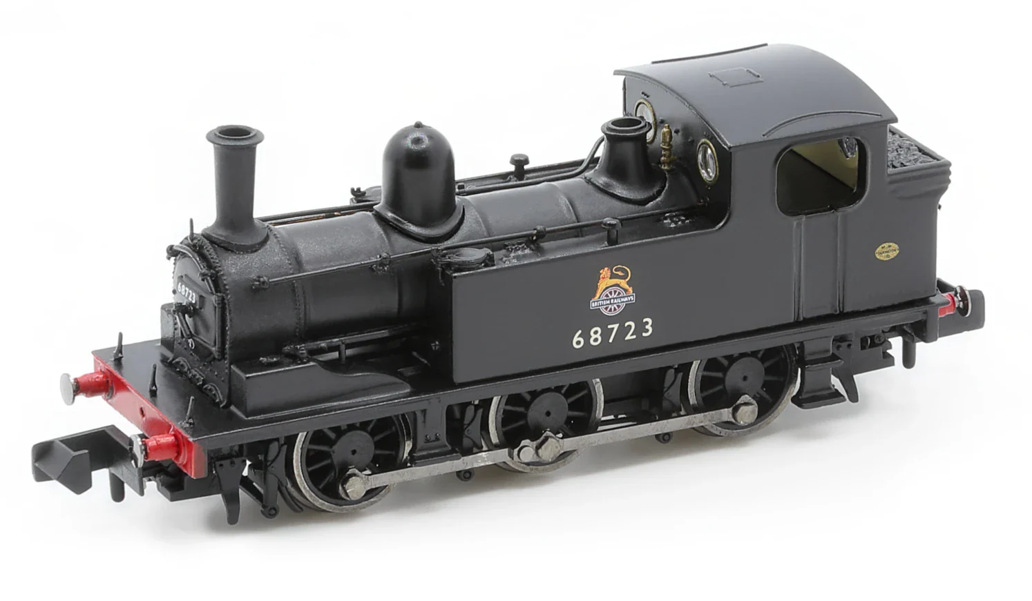 2S-022-004 J72 0-6-0 68723 BR Black (Station Pilot) Early Crest Steam Tank Locomotive