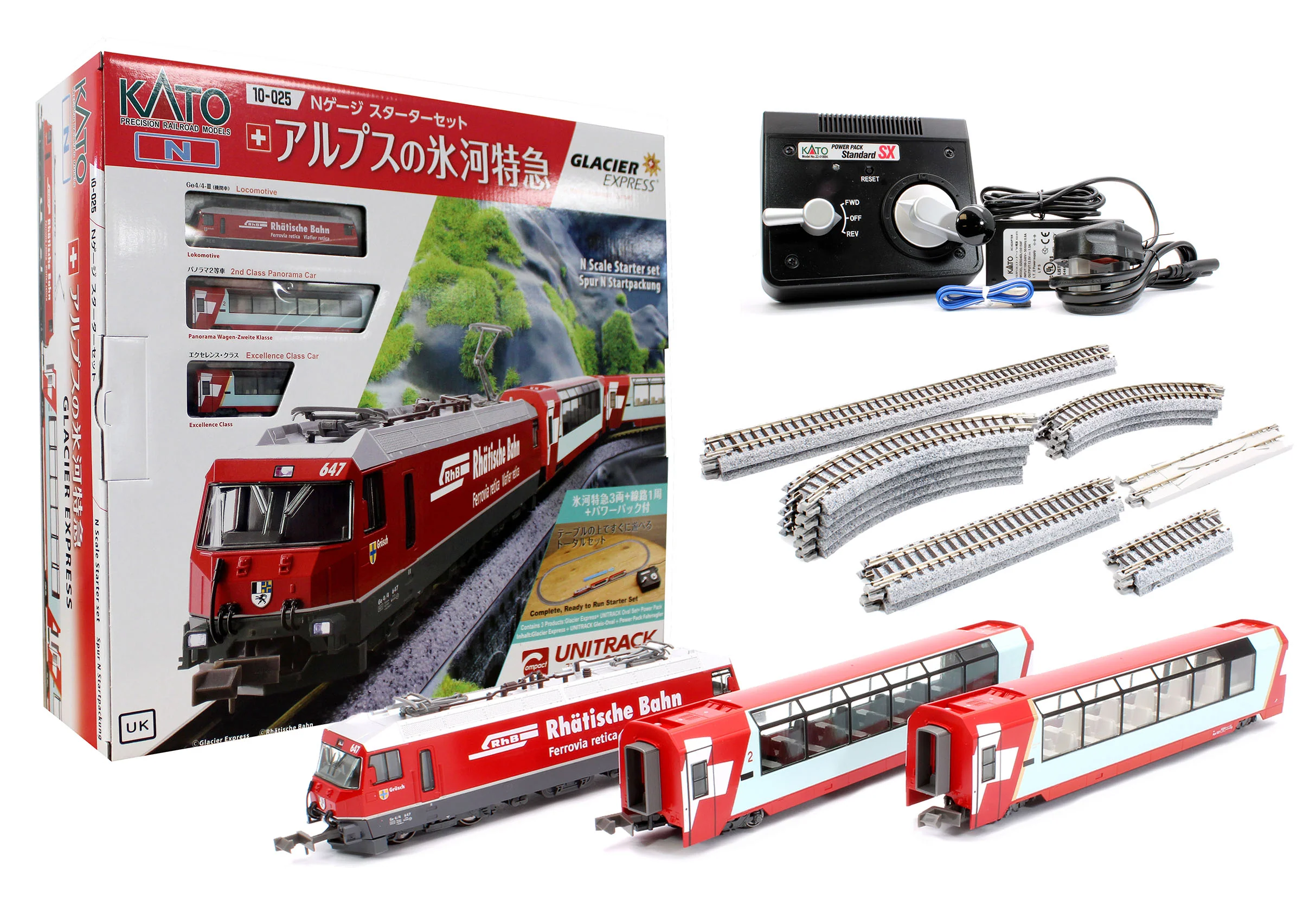 10-025 RhB Ge4/4 Glacier Express Starter Set VI