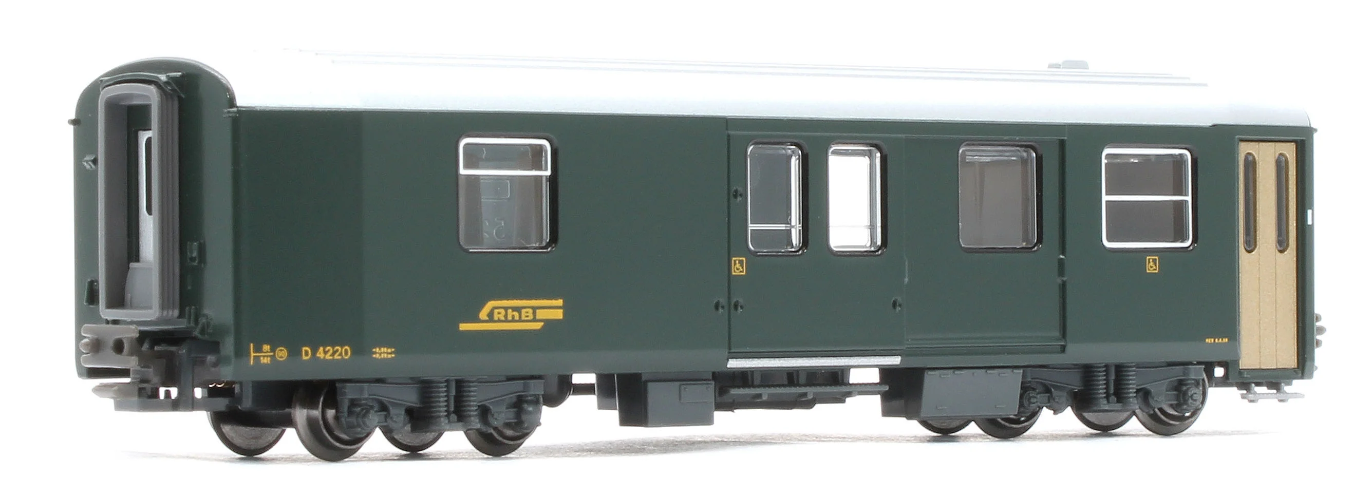 10-1987 RhB Ge6/6 I 415 Crocodile Electric Passenger Train Pack IV - Image 8