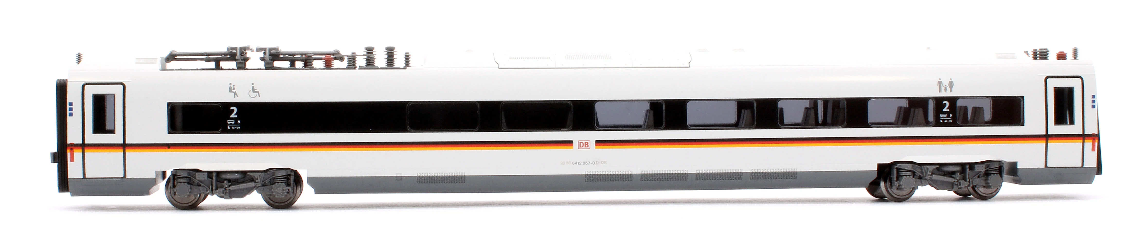 10-2024 45566 DBAG BR412 057 ICE4 German Stripe EMU 7 Car Powered Set VI - Image 9