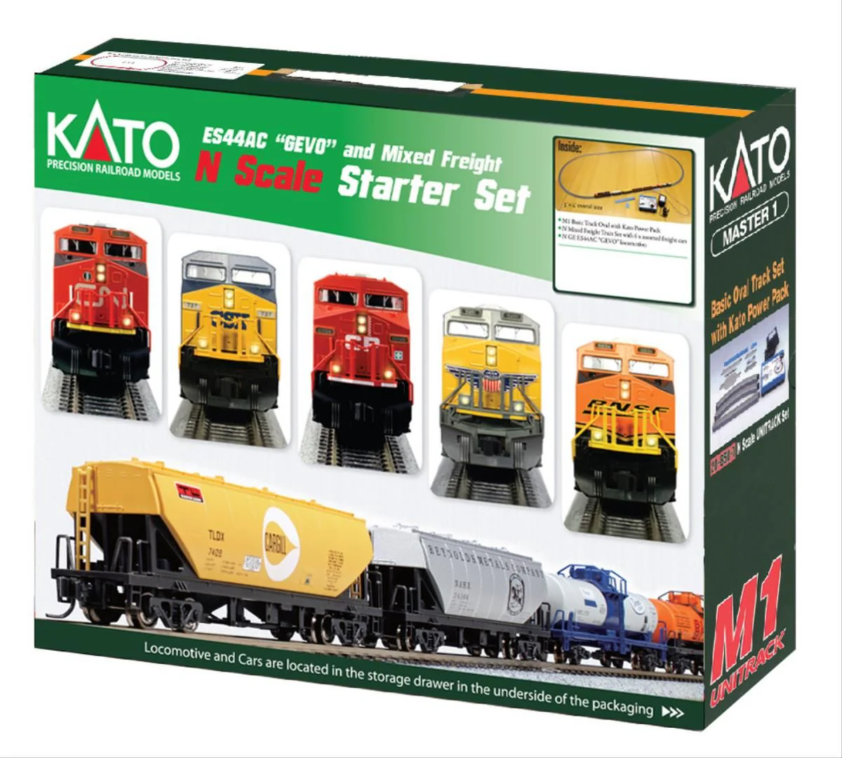 CSX Dark Future GE ESS44AC Freight Train Set