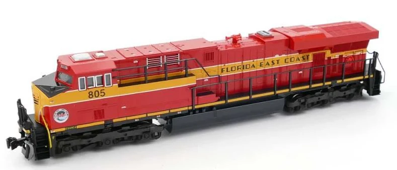 106-0026 Florida East Coast GE ES44C4 Diesel Freight Train Set - Image 2