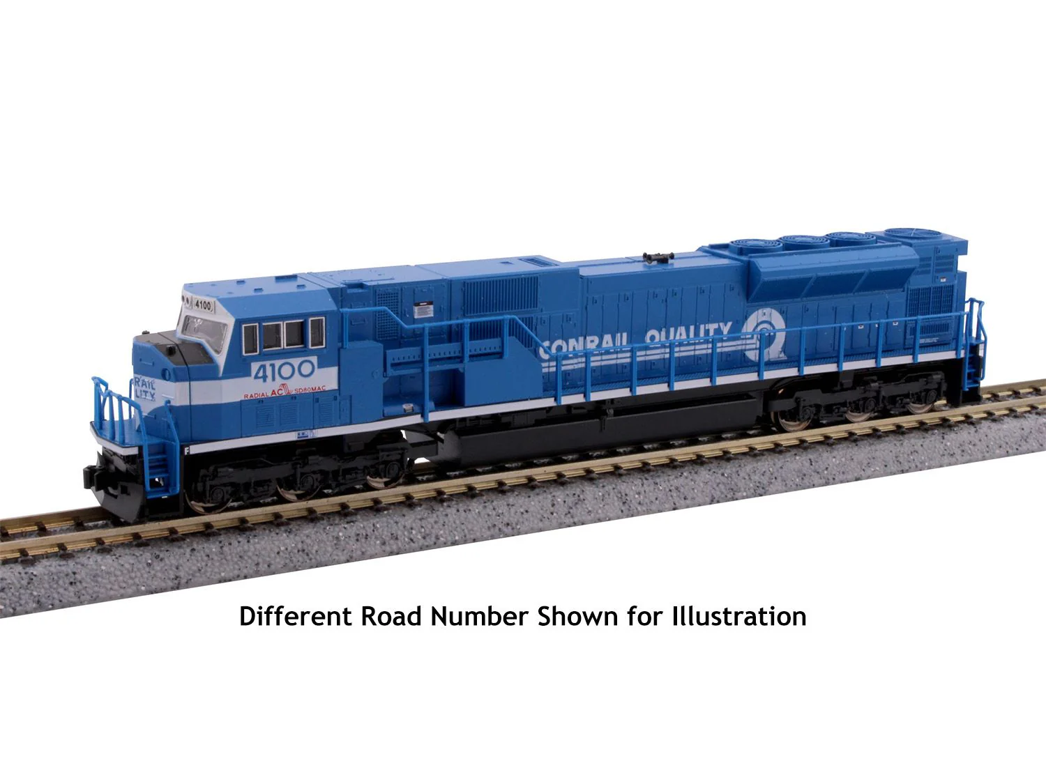 176-5515-DCC EMD SD80MAC Conrail 4114 - DCC-Fitted