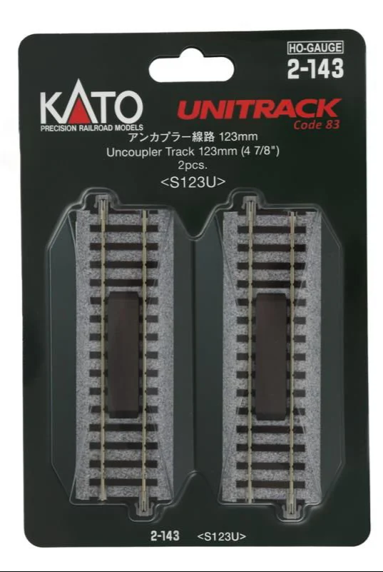Unitrack (S123U) Straight Uncoupler Track 123mm 2pcs - Image 4