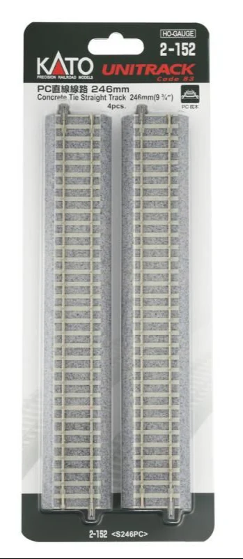 Unitrack (S246PC) CS Straight Track 246mm 4pcs - Image 4